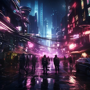 Cyberpunk Welt