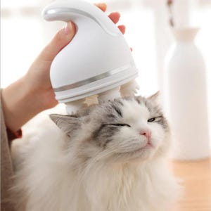 Masajeador de cabeza para mascotas, multifuncional, eléctrico para el hogar.