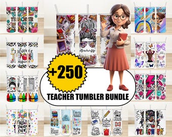 250+ Teacher Tumbler Wrap, Teacher Life Tumbler, Teacher Affirmation, Teacher Appreciation, Teacher Nutrition Facts,Teacher's Quotes Tumbler