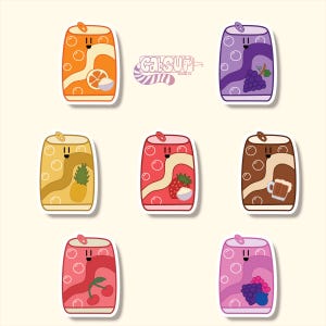 Cute Stickers Hand Drawn Soda Bundle Sticker Vinyl Stickers Laptop Sticker Phone Stickers Kawaii Sticker Waterproof Sticker Coca Cola Sprite