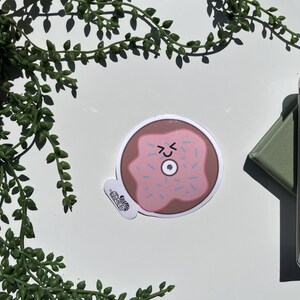Cute stickers Hand Drawn Doughnut Sticker Vinyl stickers Laptop sticker Phone stickers Kawaii stickers Waterproof stickers