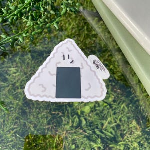 Cute stickers Hand Drawn Onigiri Sushi Sticker Vinyl stickers Laptop sticker Phone stickers Kawaii stickers Waterproof stickers