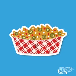 Cute stickers Hand Drawn Nachos Sticker Vinyl stickers Laptop sticker Phone stickers Kawaii stickers Waterproof stickers