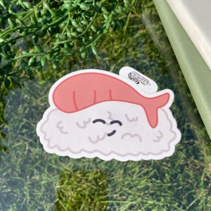 Cute stickers Hand Drawn Nigiri Sushi Sticker Vinyl stickers Laptop sticker Phone stickers Kawaii stickers Waterproof stickers