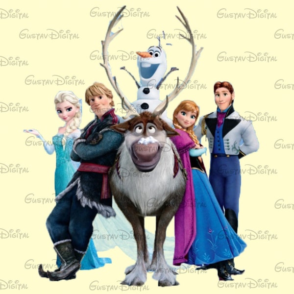 Elsa And Anna, Elsa Png, Anna Png, Olaf , Frozen Family,Instant Download, Best Friends Digital, Friendship Digital Png, Quality Download Png