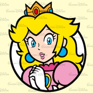 Princess Peach PNG, Peach Png, Princess Png, Magical Kingdom Png, Kids Gift Png, Princess Shirt Design, Princess Sublimation Design,