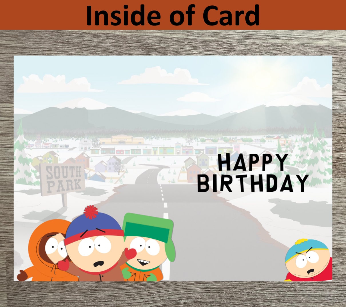 South Park Birthday Card - Etsy
