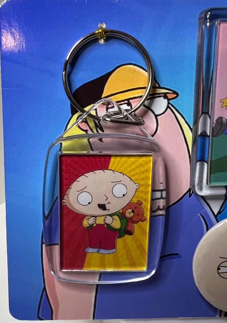 Family Guy Gift Set keyrings, Badges and Fridge Etsy UK