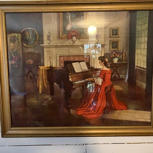 chinese dress ladies JINHJ Modern Red Dress Woman Playing Piano Abstract Posters and Prints  Canvas Painting Print Living Room Wall Decor (30 x 40 cm/11.8 x 15.7 Inch)  Frameless : Amazon.de: Home & Kitchen