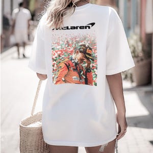 Oscar Piastri Formula 1 Tshirt, Mclaren F1 Inspired Tee Shirt. Hungarian GP Mclaren Formula One Team. Piastri 81 Team Fan Teeshirt.