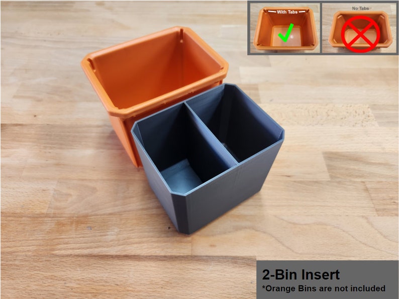 Ridgid 1.0 Pro Gear System Small Parts *Insert* Bins 2 Bin (Most Common)