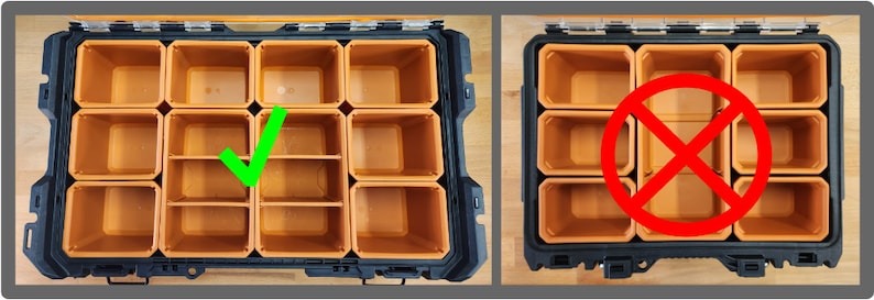 Ridgid 1.0 Pro Gear System Small Parts *Insert* Bins image 5