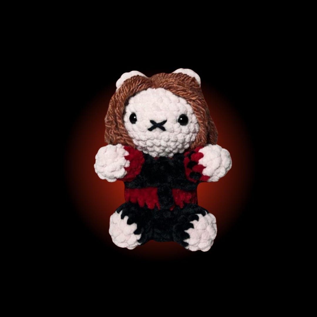 Ray Teddy Bear - Alternative Band Inspired Crochet Bear - Etsy