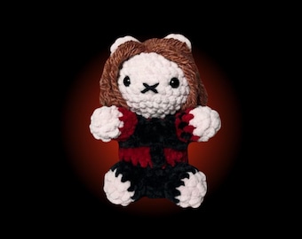 RT Teddy Bear - Orsetto all'uncinetto ispirato a una band alternativa