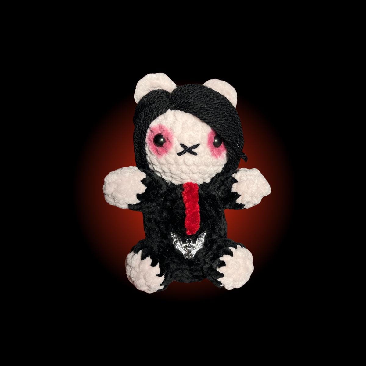 Gerard Teddy Bear - Alternative Band Inspired Crochet Bear - Etsy