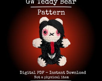Gerard Crochet Teddy Bear Pattern: Amigurumi (PDF Pattern)