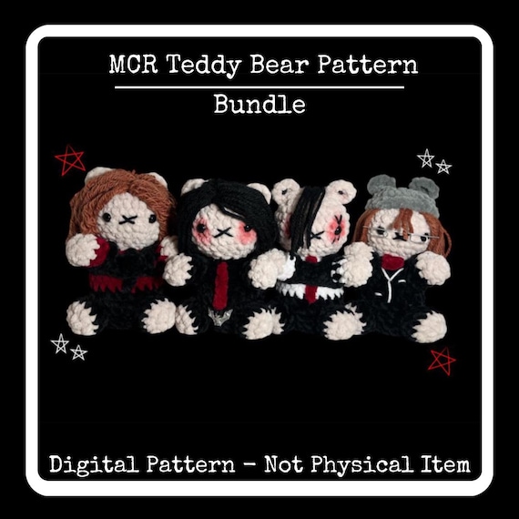 MCR Crochet Teddy Bear Pattern: MCR Amigurumi (PDF Pattern)