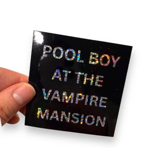 My Chemical Romance - Vampire Mansion Sticker - MCR Sticker