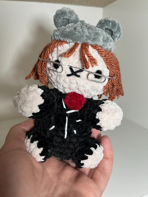 Mikey Teddy Bear - Alternative Band Inspired Crochet Bear - Etsy