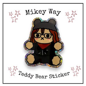 My Chemistry Romance - Mickey Way Bear Sticker - Glitzersticker