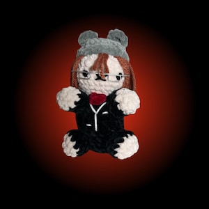 Mikey Teddy Bear - Alternative Band Inspired Crochet Bear - Etsy