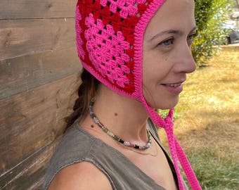 Pasamontañas de algodón tejido a mano: gorro unisex cálido para el invierno