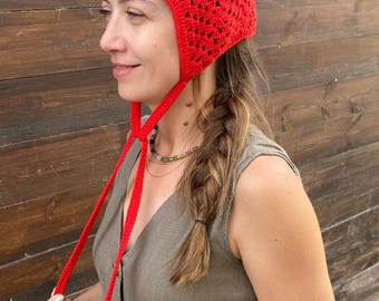 Pasamontañas de algodón tejido a mano: gorro unisex cálido para el invierno