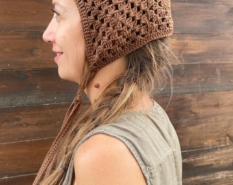 Pasamontañas de algodón tejido a mano: gorro unisex cálido para el invierno