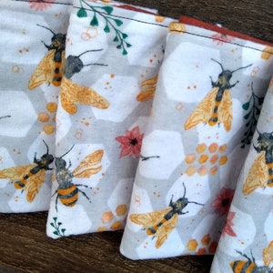 Bee Theme Cloth Napkins
