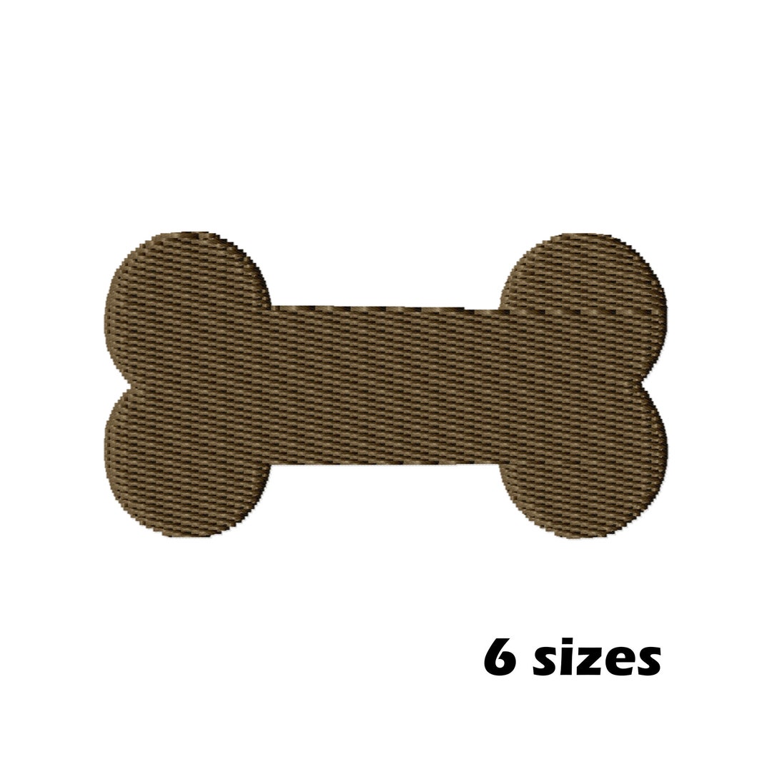 Mini Dog Bone Embroidery Designs, Instant Download 6 Sizes Etsy