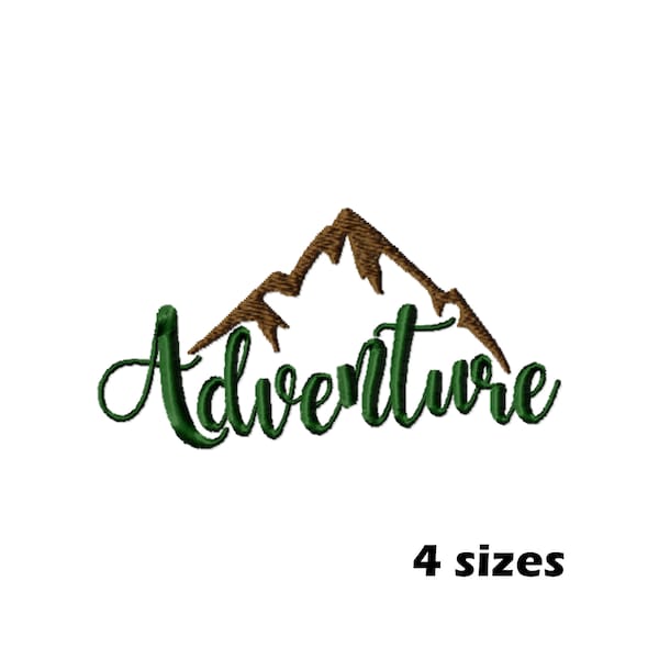 Adventure Embroidery Designs, Instant Download - 4 Sizes
