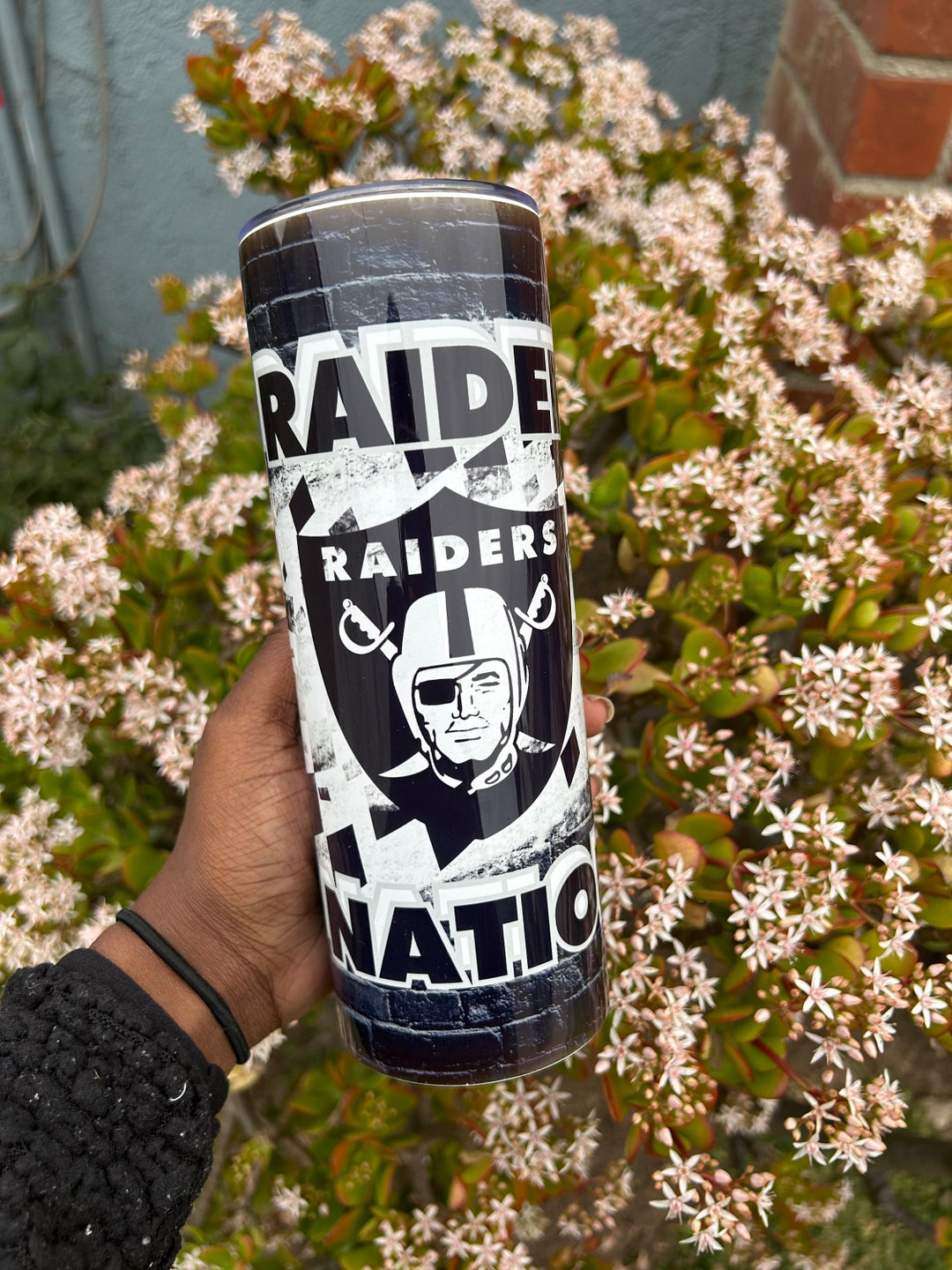 Raider Nation Tumbler/raiders/football/insulated Etsy
