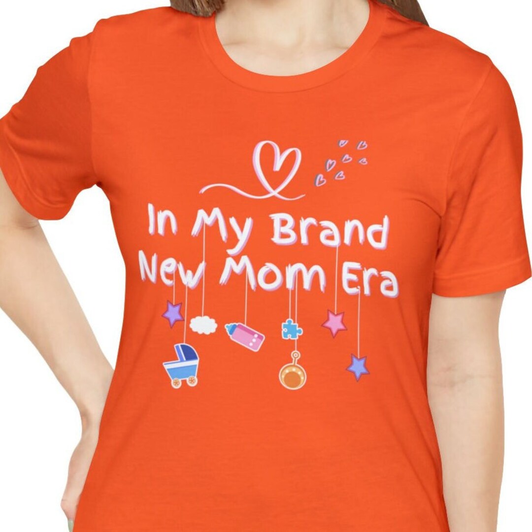In My Brand New Mom Era Mom Tshirt Baby News Shirt for an Etsy