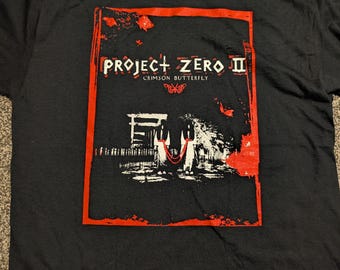 Project Zero 2 - T Shirt - Various Sizes Fatal Frame Survival Horror PlayStation 2 PS2 Resident Evil