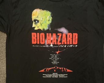 Resident Evil - Biohazard Japanese T Shirt - Various Sizes Survival Horror PlayStation PS1