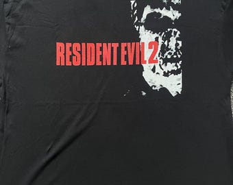 Resident Evil 2 Zombie Boxart - T Shirt - Various Sizes Survival Horror PlayStation PS1