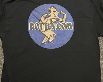Rotten.com Gun Guy T shirt - Various Sizes - Rotten dot com Early internet