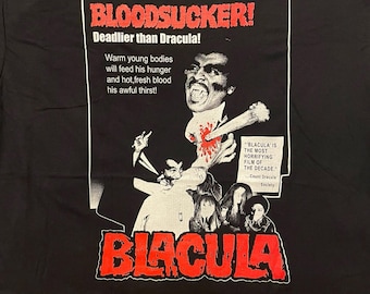 Blacula T shirt - Various Sizes - Blaxploitation Movie Horror Dracula
