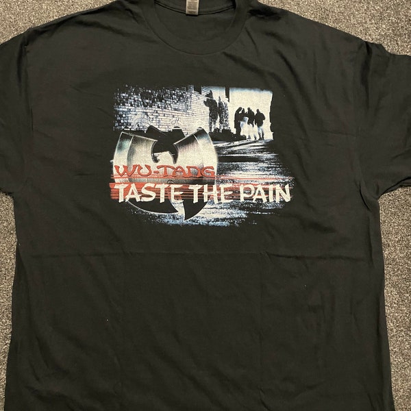 Wu Tang - Taste the Pain - T Shirt - Various Sizes PlayStation PS1 Beat em up Fighting Hip Hop Rap