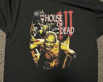 The House of the Dead 3 - T Shirt - Various Sizes Zombie Arcade Shooter Horror Resident Evil