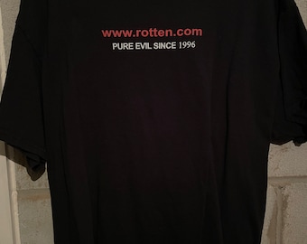 Rotten.com - Pure Evil - T shirt - Various Sizes - Rotten dot com Early internet