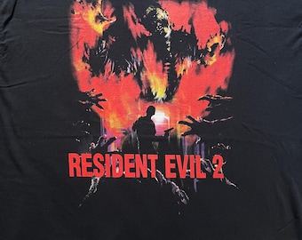 Resident Evil 2 Zombie - T Shirt - Various Sizes Survival Horror PlayStation PS1