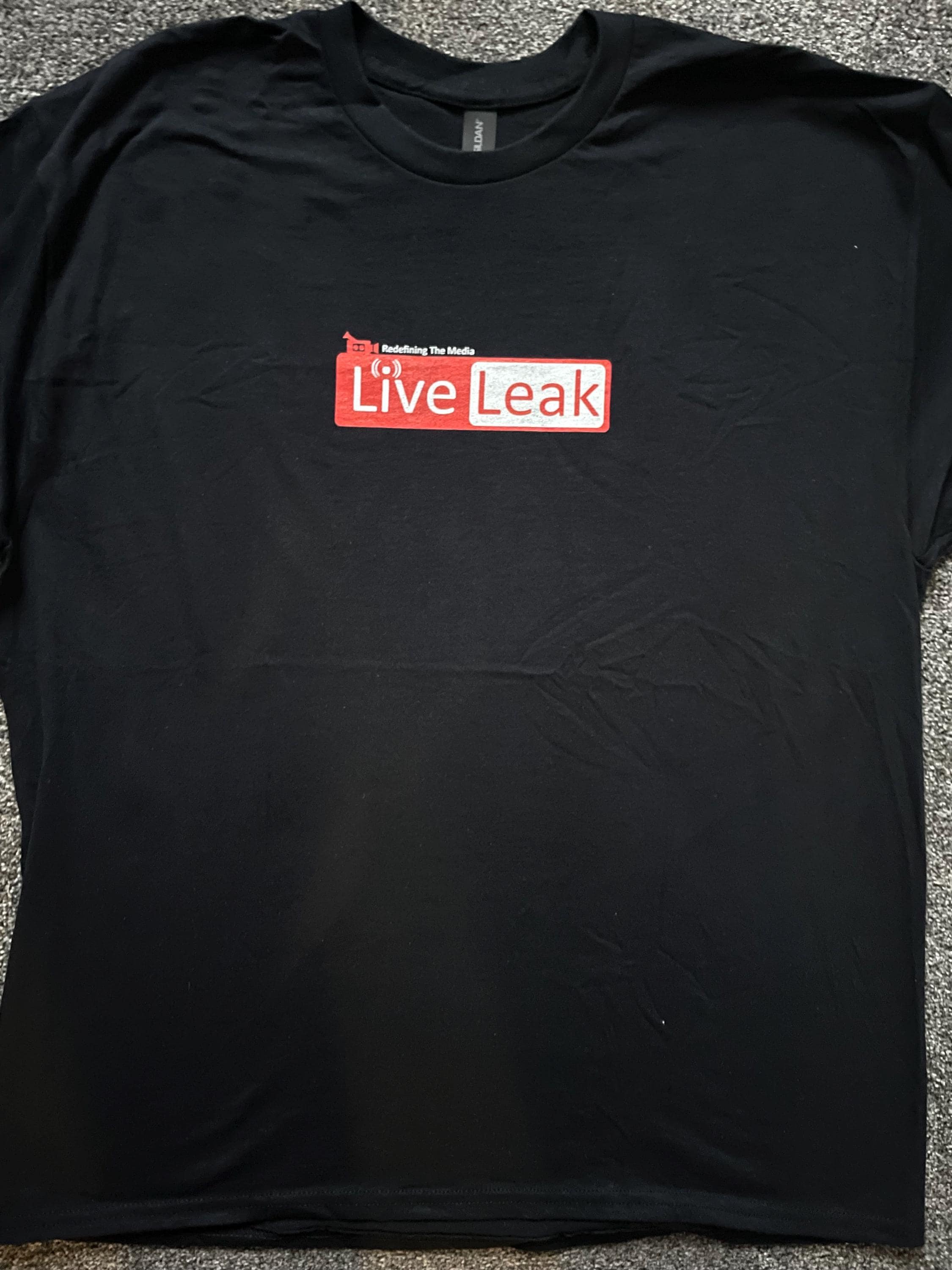Live Leak - Logo T Shirt - Various Sizes - Rotten Dot Com Early