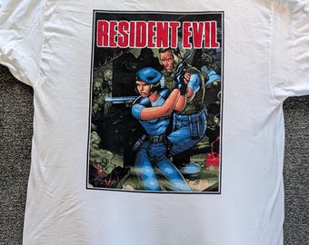 Resident Evil Comic - T Shirt - Various Sizes Survival Horror PlayStation PS1
