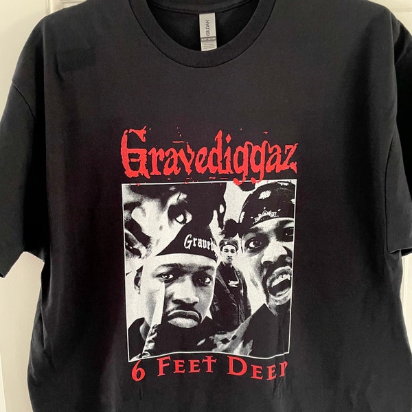 Gravediggaz - PEACE Positive Energy - T Shirt - Various Sizes - Wu Tang Clan RZA Rap Hip Hop Horrorcore