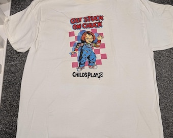 Child's Play 2 - Get Stuck on Chuck -  T shirt - Various Sizes - Horror Killers Chucky
