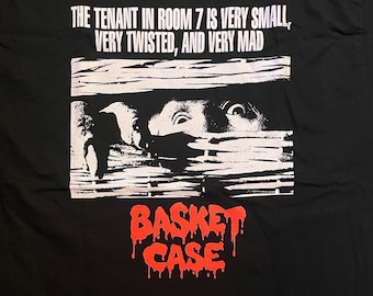Basket Case T shirt Various Sizes - VHS Video Nasty Horror Movie Evil Dead