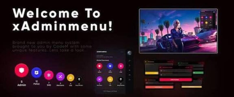 Codem Premium Admin Menu Fivem Script - Etsy