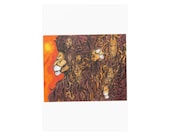 Lion Satin Poster (210gsm)