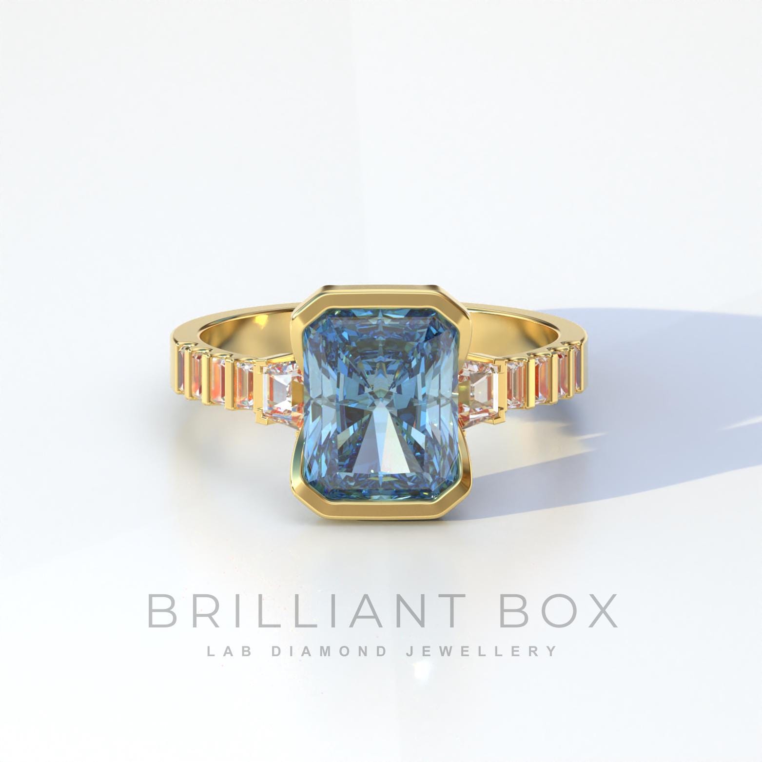 Box Brilliant Earth Shipping Time Gala Diamond Ring In 18K White